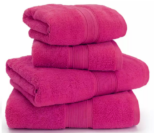 Super Soft 2 Hand Towels, 2 Bath Towels - 800GSM, 4 Piece Towels Bale Set Towelsworld