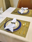 Durable white cotton napkins for special occasions