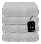 4X Large Bath Towels 75 x 150 cm 100% Egyptian Cotton Bath Sheets Towels 500GSM - Towelsbay