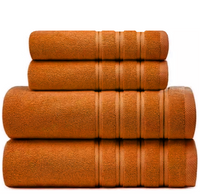 4 Piece 600GSM Zero Twist Towel Bale - 2 Hand Towels, 2 Bath Towels