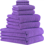 Luxury 600GSM Towel Bale – 8 Piece Super Soft 4 Face Cloths, 2 Hand Towels, 2 Bath Sheets