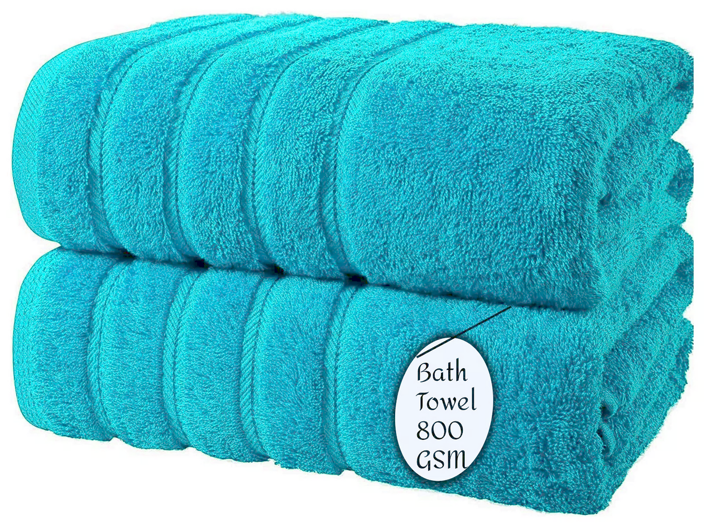 2x-LARGE BATH TOWELS 100% EGYPTIAN COTTON SUPER JUMBO TOWELS