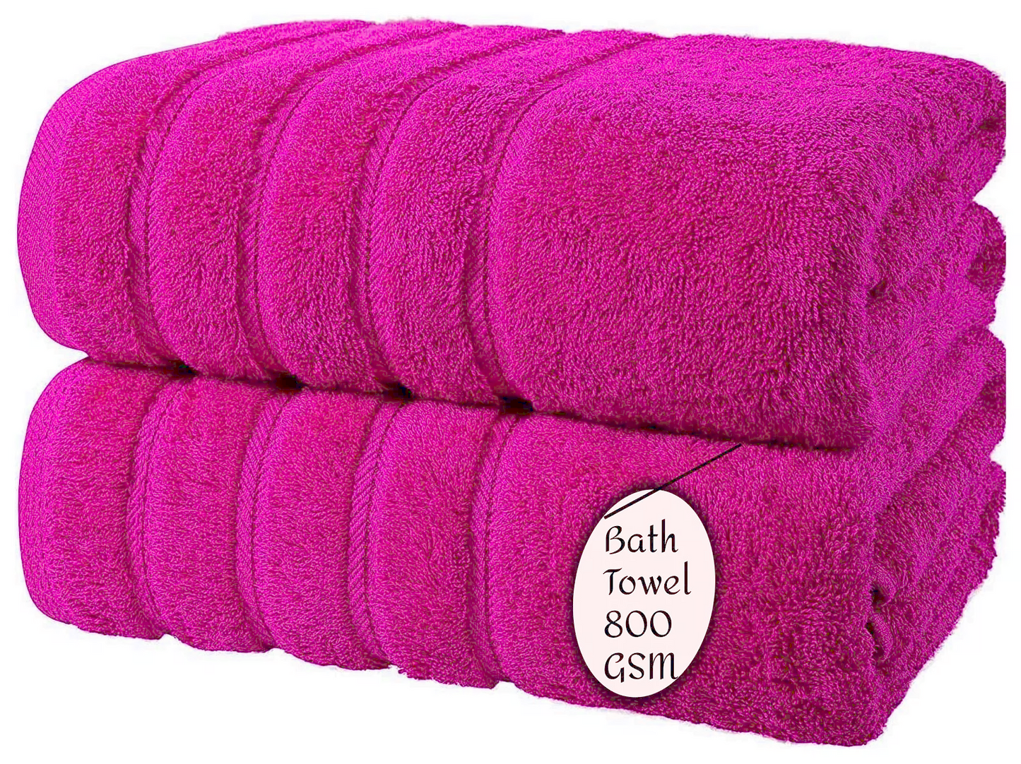 2x-LARGE BATH TOWELS 100% EGYPTIAN COTTON SUPER JUMBO TOWELS