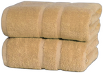 2x Bath Sheets Soft 100% Egyptian Cotton Extra Large 600-GSM Towels 100 x 200 cm