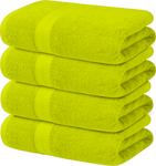 4-Piece Set of 600GSM Bath Sheets - Extra Large and Luxuriously Soft 85 X 165 cm Bath Sheets - Towelsbay