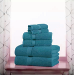 Egyptian Cotton 6 Piece Towel Bale 800 GSM - 2 Face Cloths, 2 Hand Towel, 2 Bath Towels