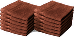 8 X Luxury Face Cloth Towel Set 100% Egyptian Cotton Soft Flannels Wash Cloths