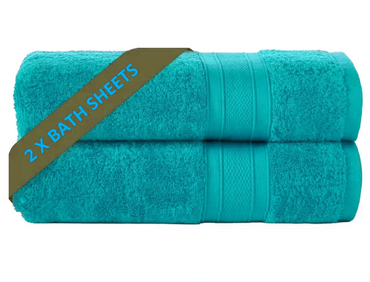 Ultra Soft and Absorbent Jumbo Egyptian Cotton Bath Sheets