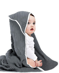 Toddler Baby Hooded Towel 100% Cotton Soft Newborn Kids Bathrobe Baby Towel Wrap - Towelsbay