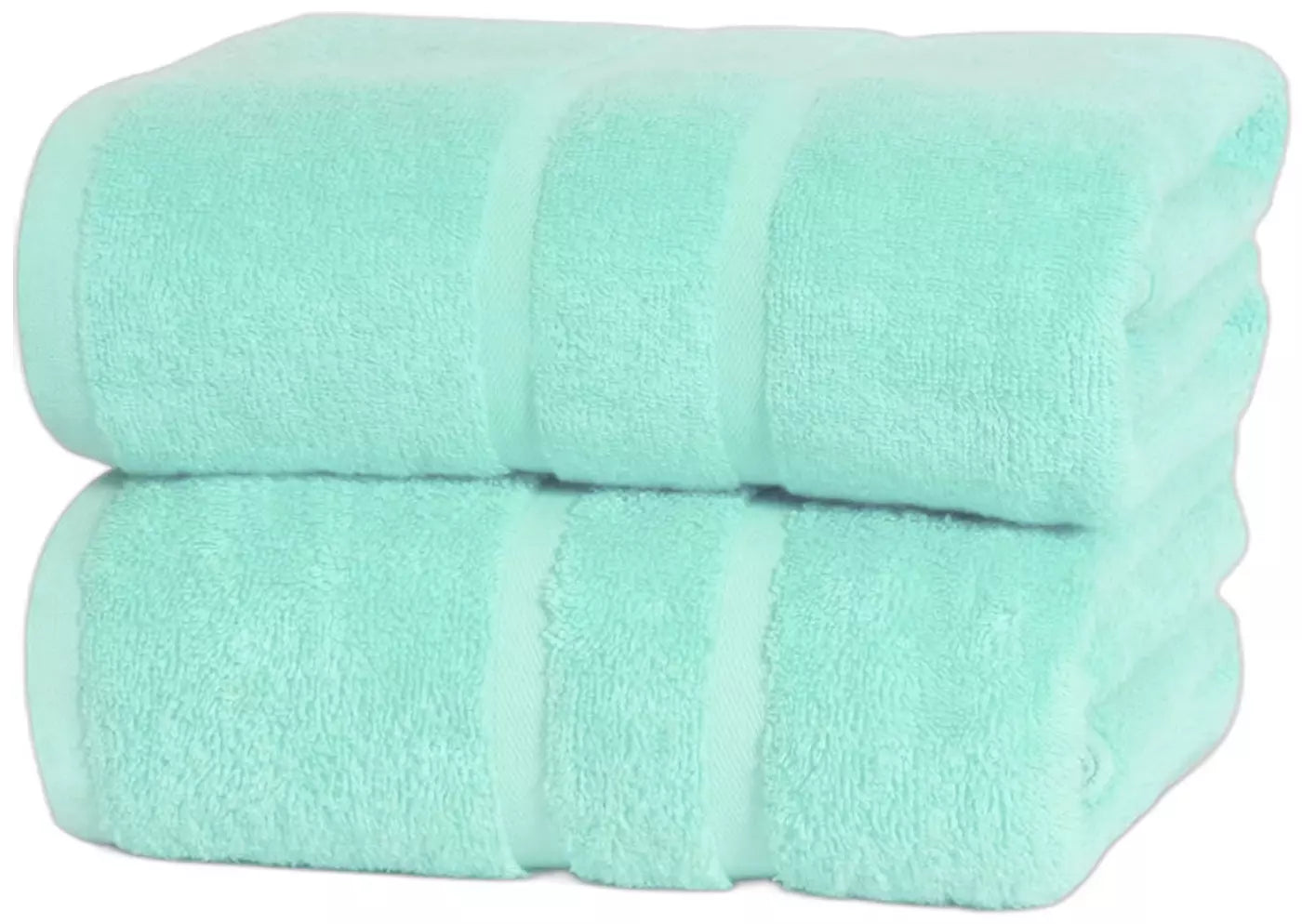 2x Bath Sheets Soft 100% Egyptian Cotton Extra Large 600-GSM Towels 100 x 200 cm