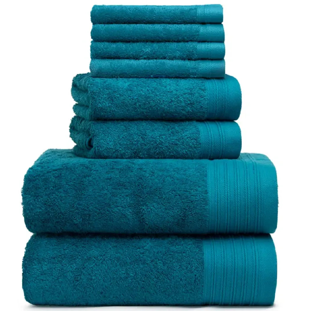 Luxury 100% Egyptian Cotton Towel 6 Piece Bale Set Face Hand Bath Towels 800 GSM