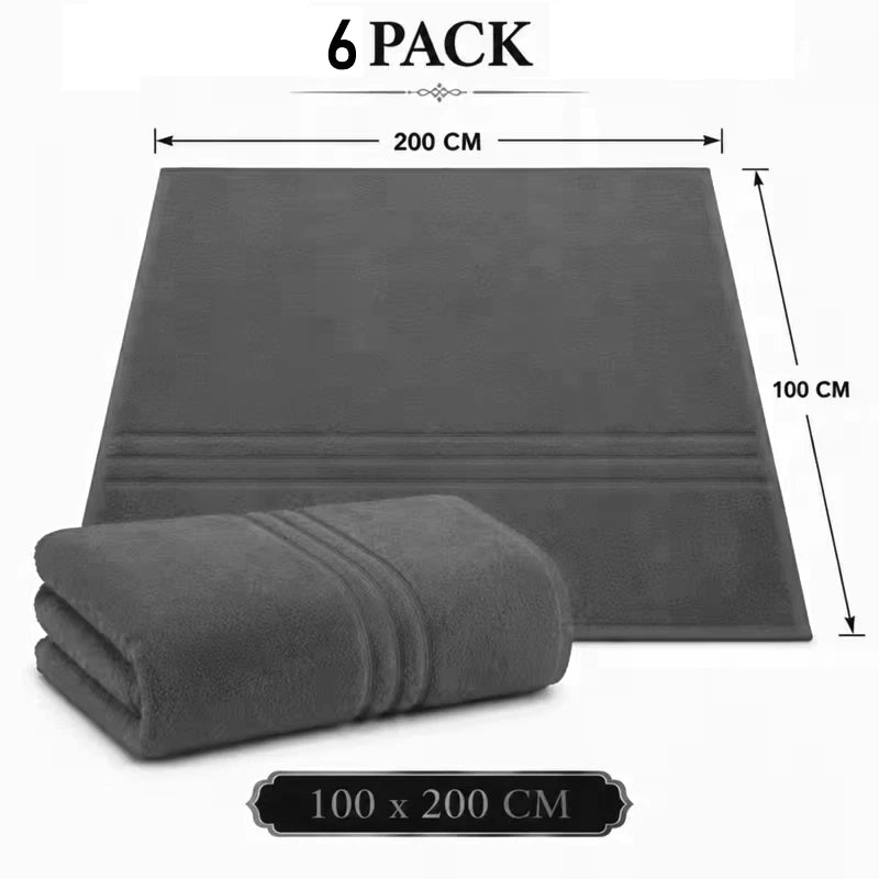 6X Extra Large Super Jumbo Bath Sheets Towel Egyptian Cotton Soft XL Bath Sheets