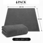 6X Extra Large Super Jumbo Bath Sheets Towel Egyptian Cotton Soft XL Bath Sheets