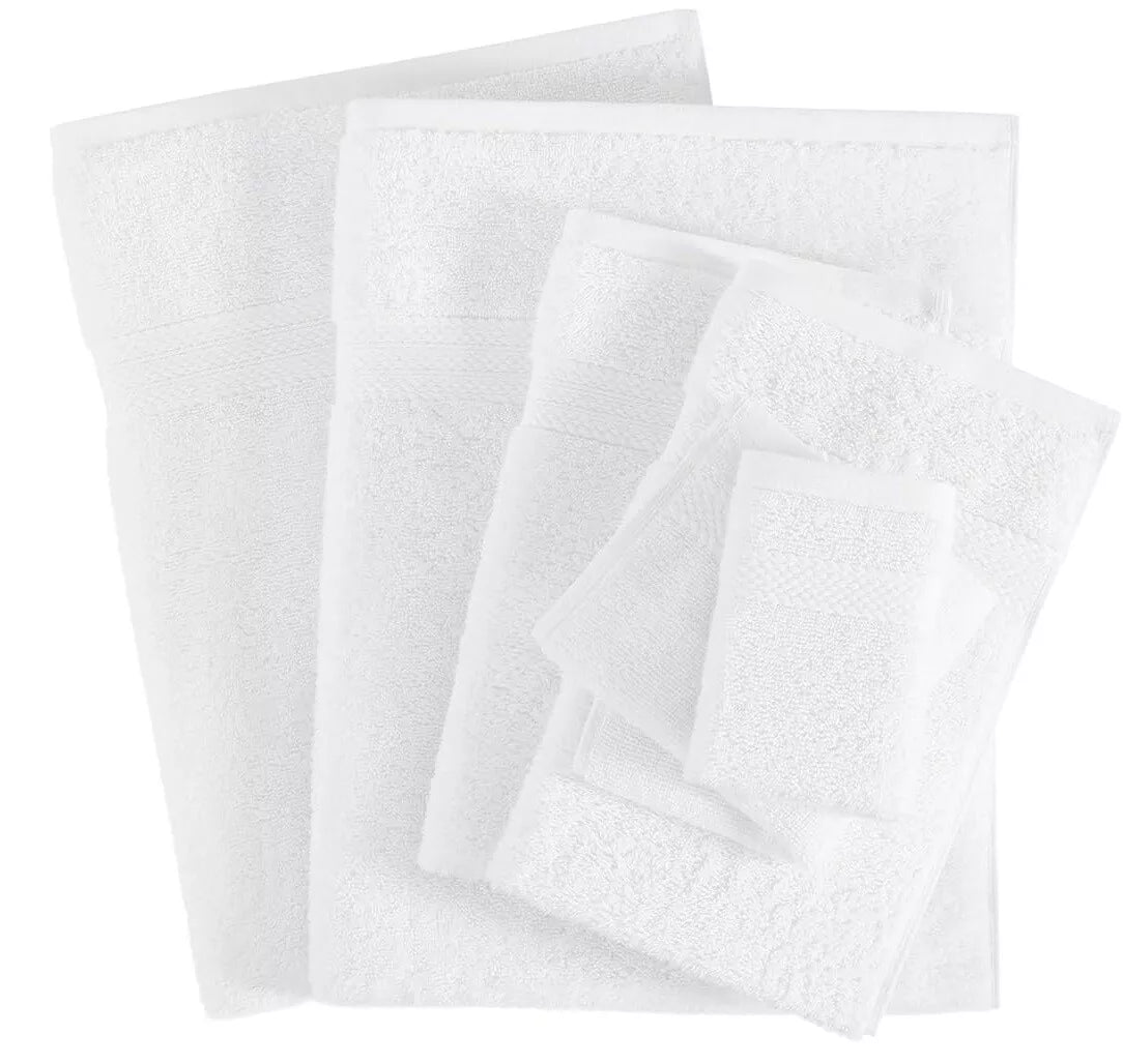 6x Soft Large Hand Bath Towels luxury 100% Egyptian Cotton 800GSM - Towelsbay