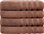 Pack of 4 - XL Giant Bath Towels, 100% Egyptian Cotton, 85 x 165 cm - Towelsbay