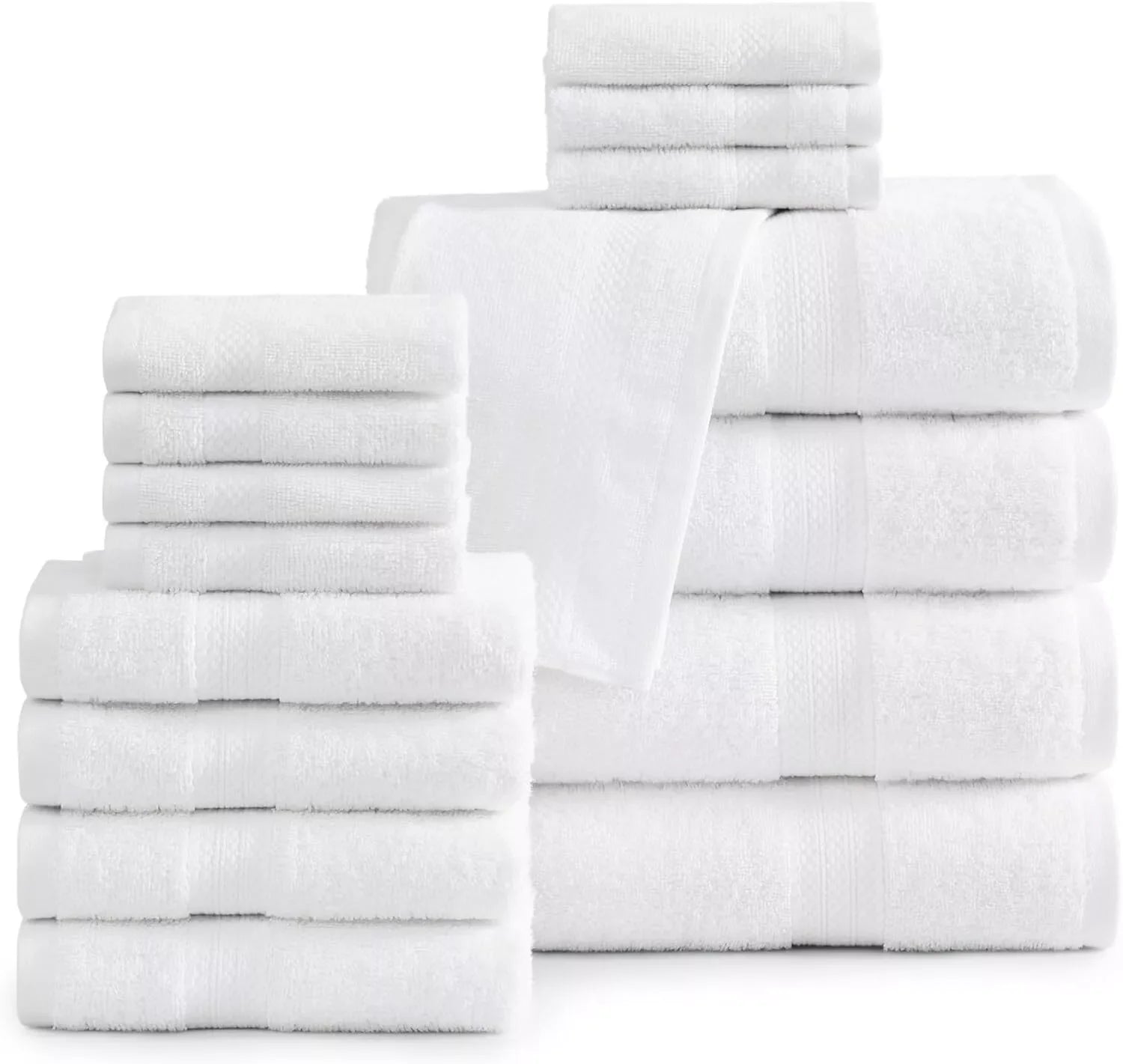 6x Soft Large Hand Bath Towels luxury 100% Egyptian Cotton 800GSM - Towelsbay