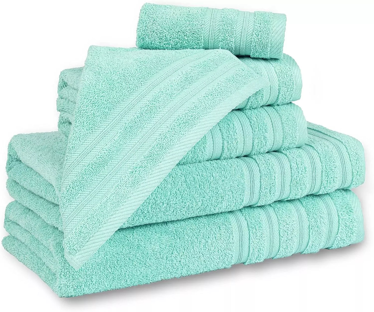 600 GSM Quality 8-Piece Towel Bale - Includes 2 Each of Face, Hand & Bath Towels