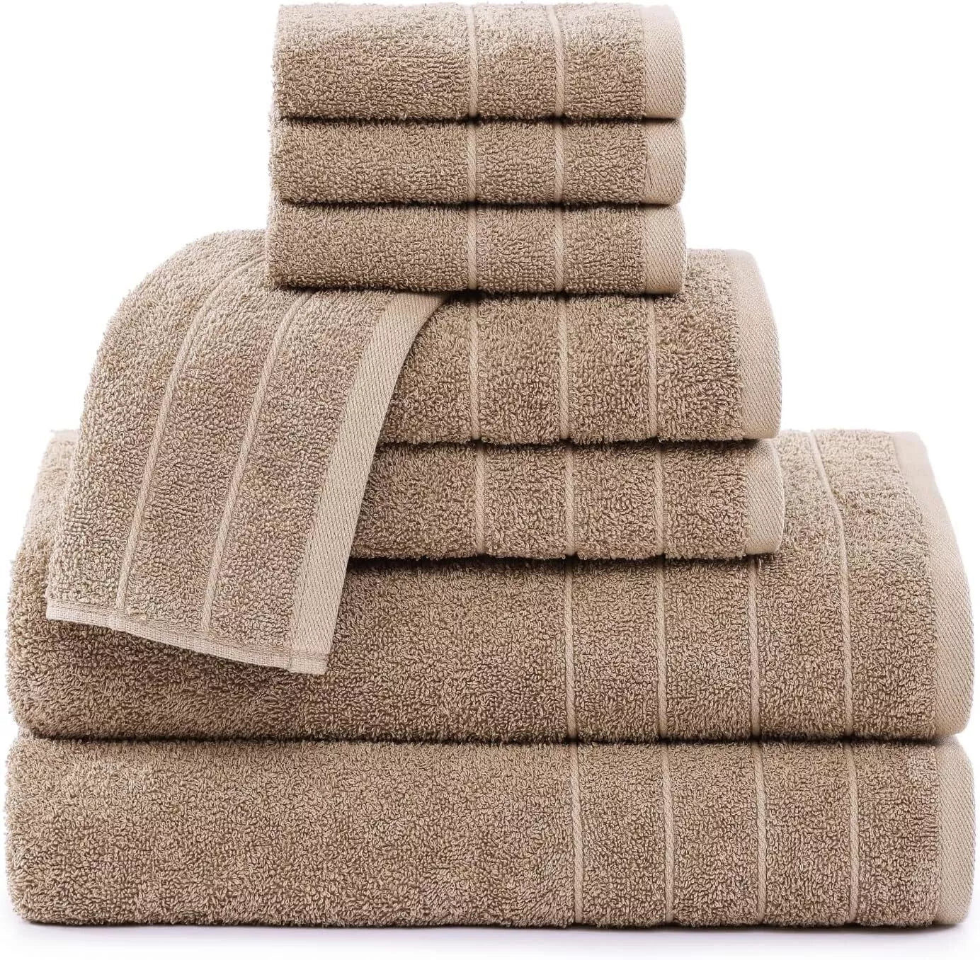 Indulge in Luxury with Our 100%Egyptian Cotton 8 Piece Towel Set 500GSM - Towelsbay