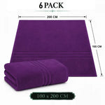 6X Extra Large Super Jumbo Bath Sheets Towel Egyptian Cotton Soft XL Bath Sheets