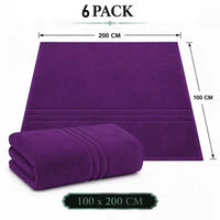 6X Extra Large Super Jumbo Bath Sheets Towel Egyptian Cotton Soft XL Bath Sheets