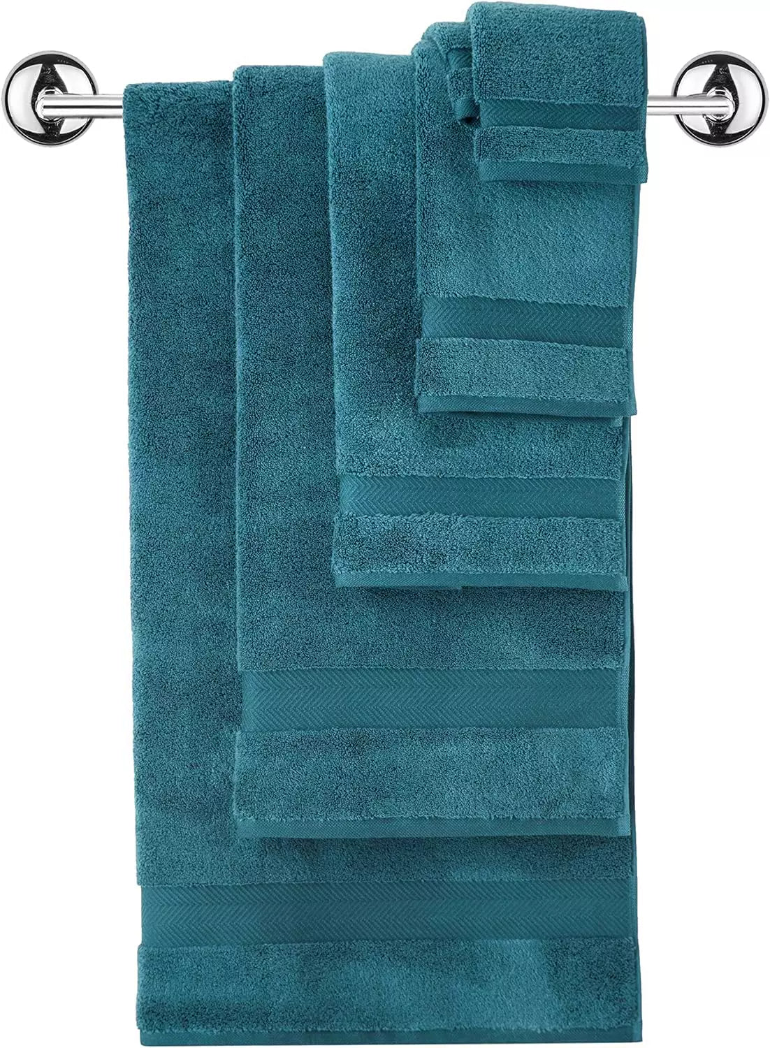 Super Soft 6 Piece 800GSM Towel Bale -2 Face Cloth 2 Hand Towels, 2 Bath Towels