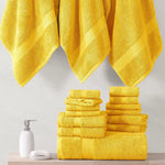 6x Soft Large Hand Bath Towels luxury 100% Egyptian Cotton 800GSM - Towelsbay