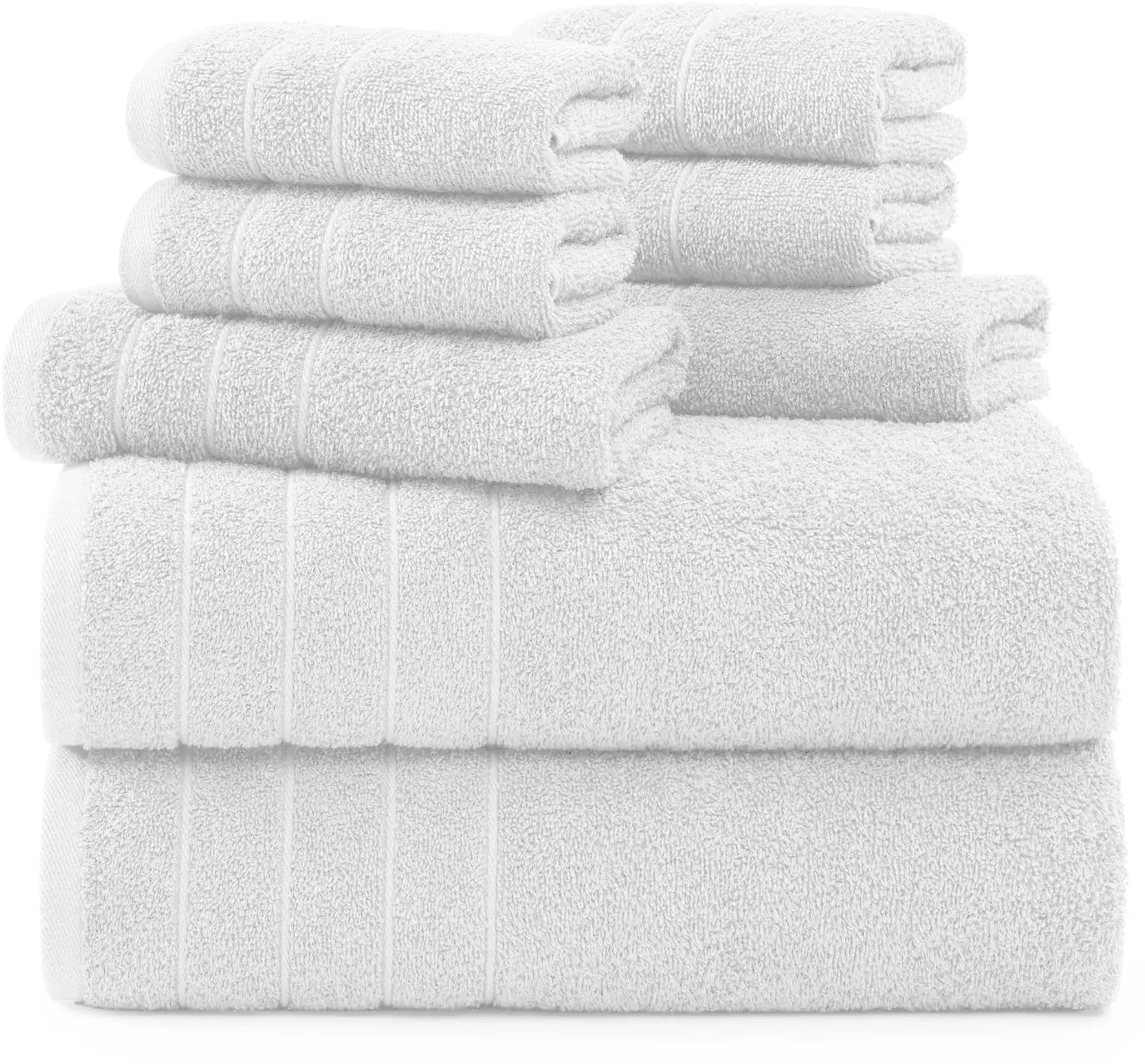 Indulge in Luxury with Our 100%Egyptian Cotton 8 Piece Towel Set 500GSM - Towelsbay