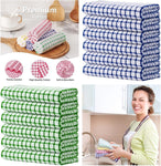 Terry Tea Towels 100% Cotton Large Kitchen Cleaning Cloths Bar Dish Towel Set