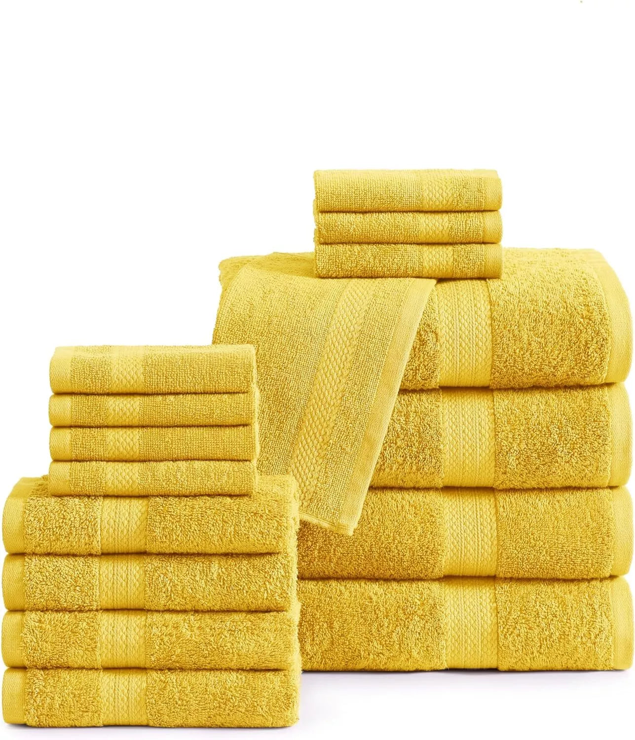 6x Soft Large Hand Bath Towels luxury 100% Egyptian Cotton 800GSM - Towelsbay