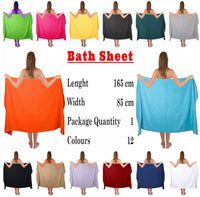 4X Large Super Jumbo Bath Sheet 85 X 165cm 100% Luxury Soft Big XXL Bathroom Towel - Towelsbay