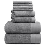 Luxury 100% Egyptian Cotton Towel 6 Piece Bale Set Face Hand Bath Towels 800 GSM