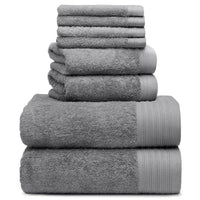 Luxury 100% Egyptian Cotton Towel 6 Piece Bale Set Face Hand Bath Towels 800 GSM