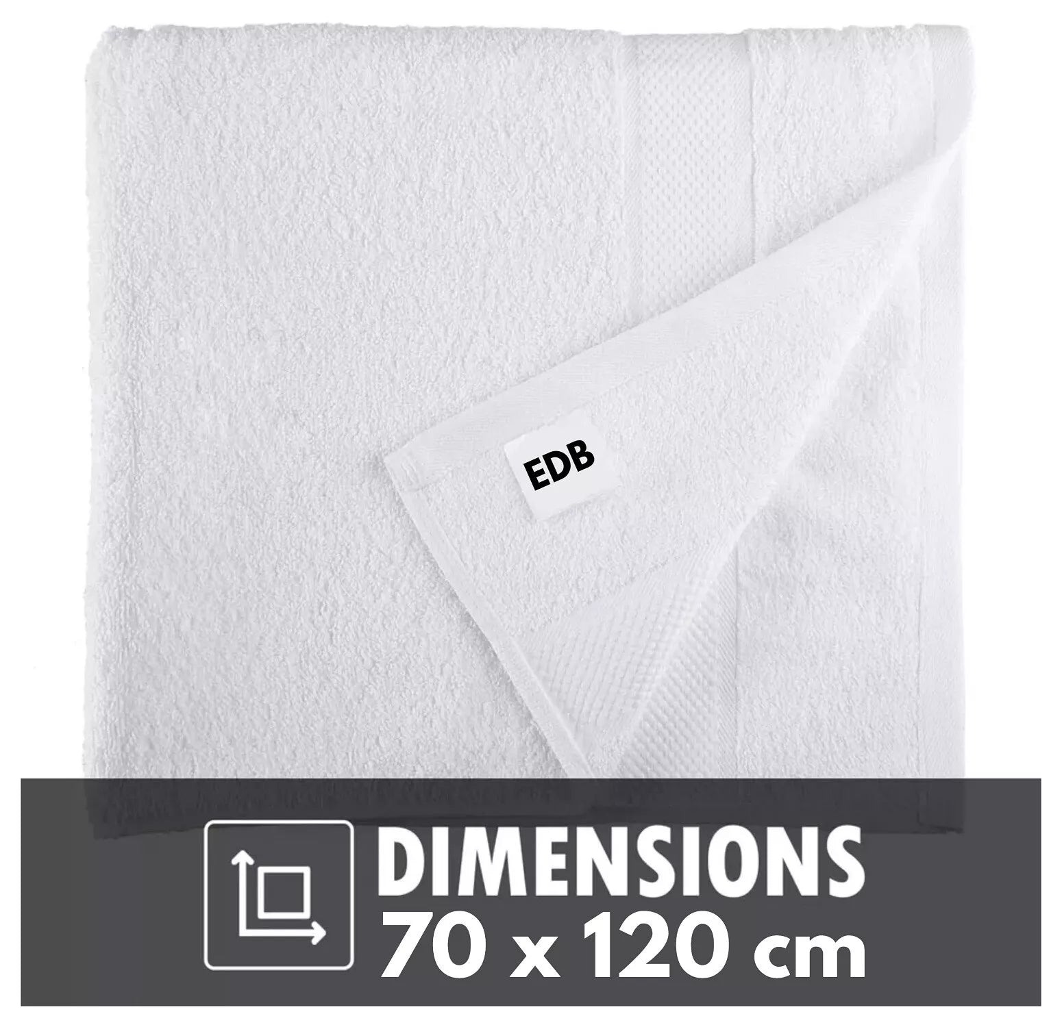 Super Soft 500GSM Institutional - Hotel Bath Towels 70 x 130cm Towelsworld