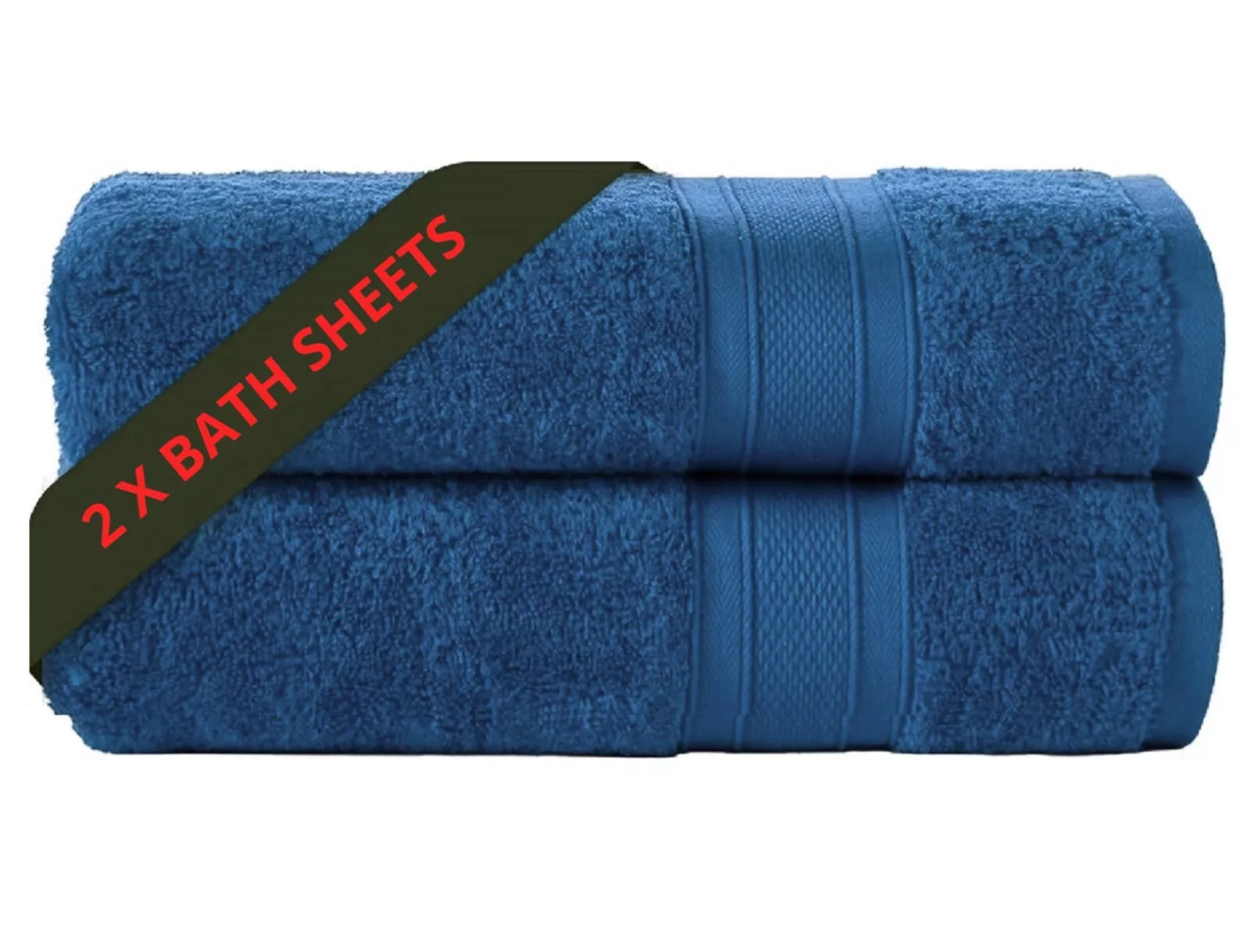 Jumbo Budget Bath Sheets – Soft Egyptian Cotton