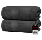 2 x Super Jumbo Luxury Bath Sheets 100% Egyptian Cotton Large Bath Sheet Towels