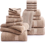 6x Soft Large Hand Bath Towels luxury 100% Egyptian Cotton 800GSM - Towelsbay