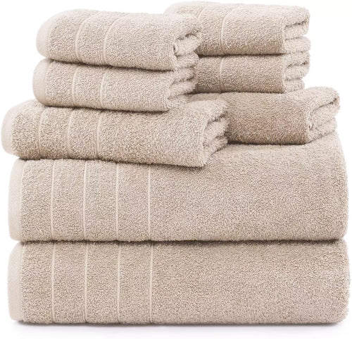 Indulge in Luxury with Our 100%Egyptian Cotton 8 Piece Towel Set 500GSM - Towelsbay