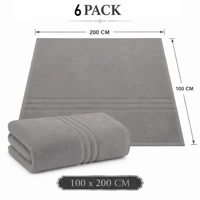 6X Extra Large Super Jumbo Bath Sheets Towel Egyptian Cotton Soft XL Bath Sheets