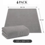6X Extra Large Super Jumbo Bath Sheets Towel Egyptian Cotton Soft XL Bath Sheets