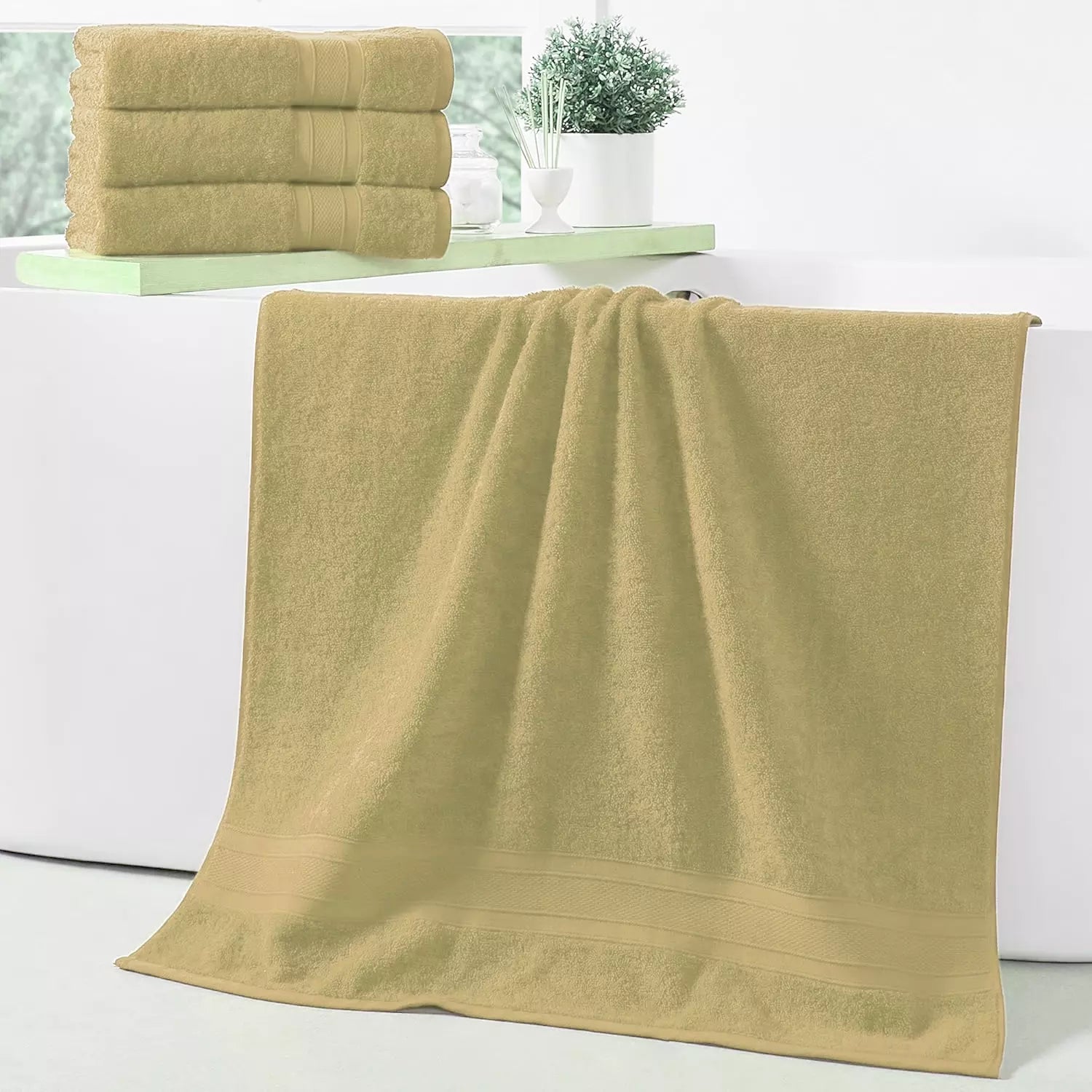 Egyptian Cotton Jumbo Towels for Ultimate Comfort