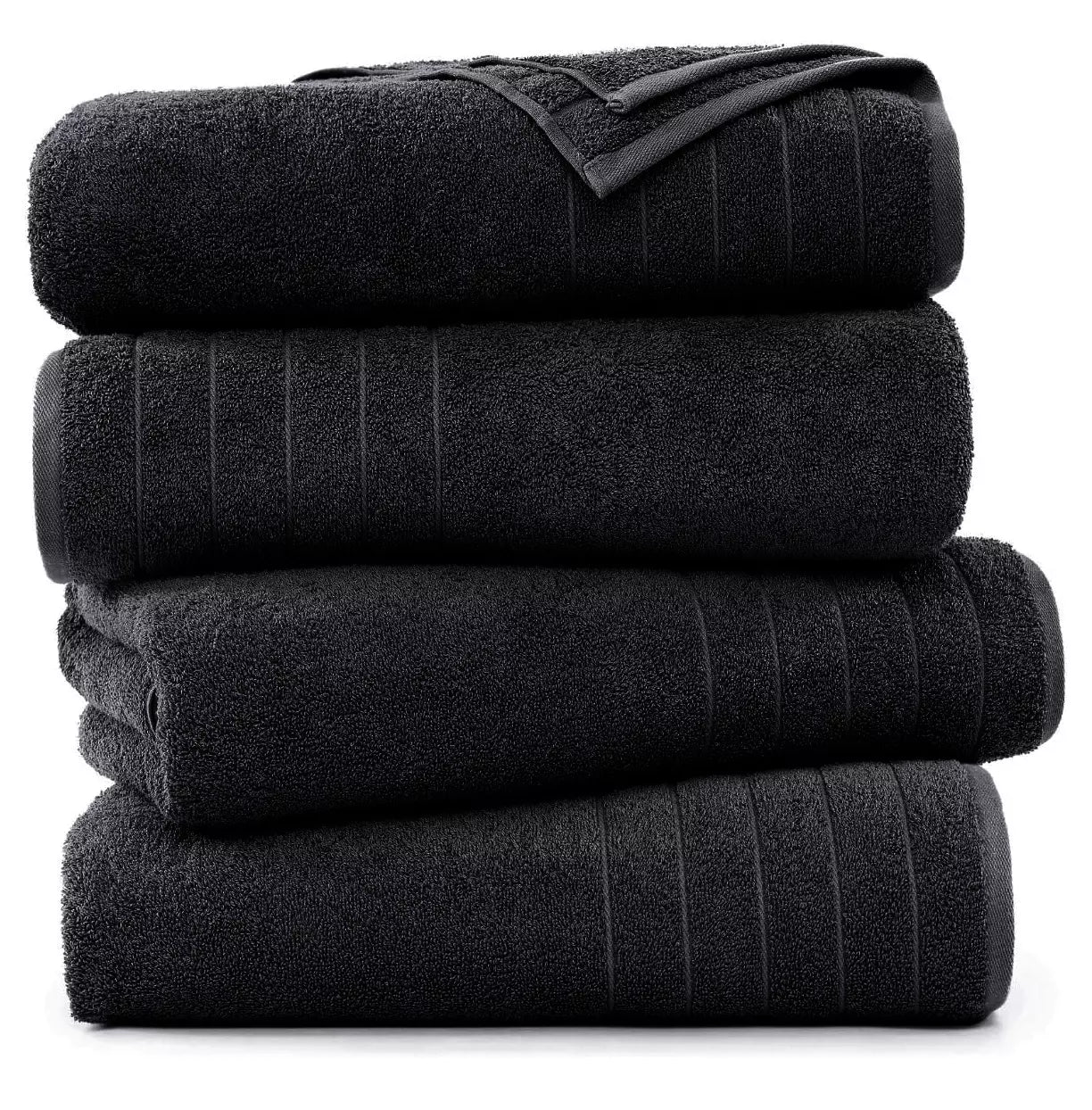 4 X Super Jumbo Bath Sheets Towels 100% Egyptian Cotton XL Bath Sheet Big Towels 85 X 165 cm - Towelsbay