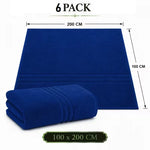 6X Extra Large Super Jumbo Bath Sheets Towel Egyptian Cotton Soft XL Bath Sheets