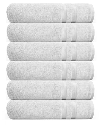 6 Pack of Luxury Hotel Quality 100% Egyptian Cotton Towels/ Towelsbay - Towelsbay