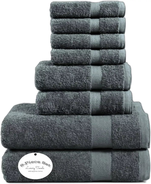 Premium 600GSM Towel Set with 4 Face Cloths and 2 Bath Towels