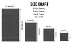 Luxury Bath Towels 800GSM Super Soft 100% Pure Cotton Face Hand Jumbo Bath Sheet