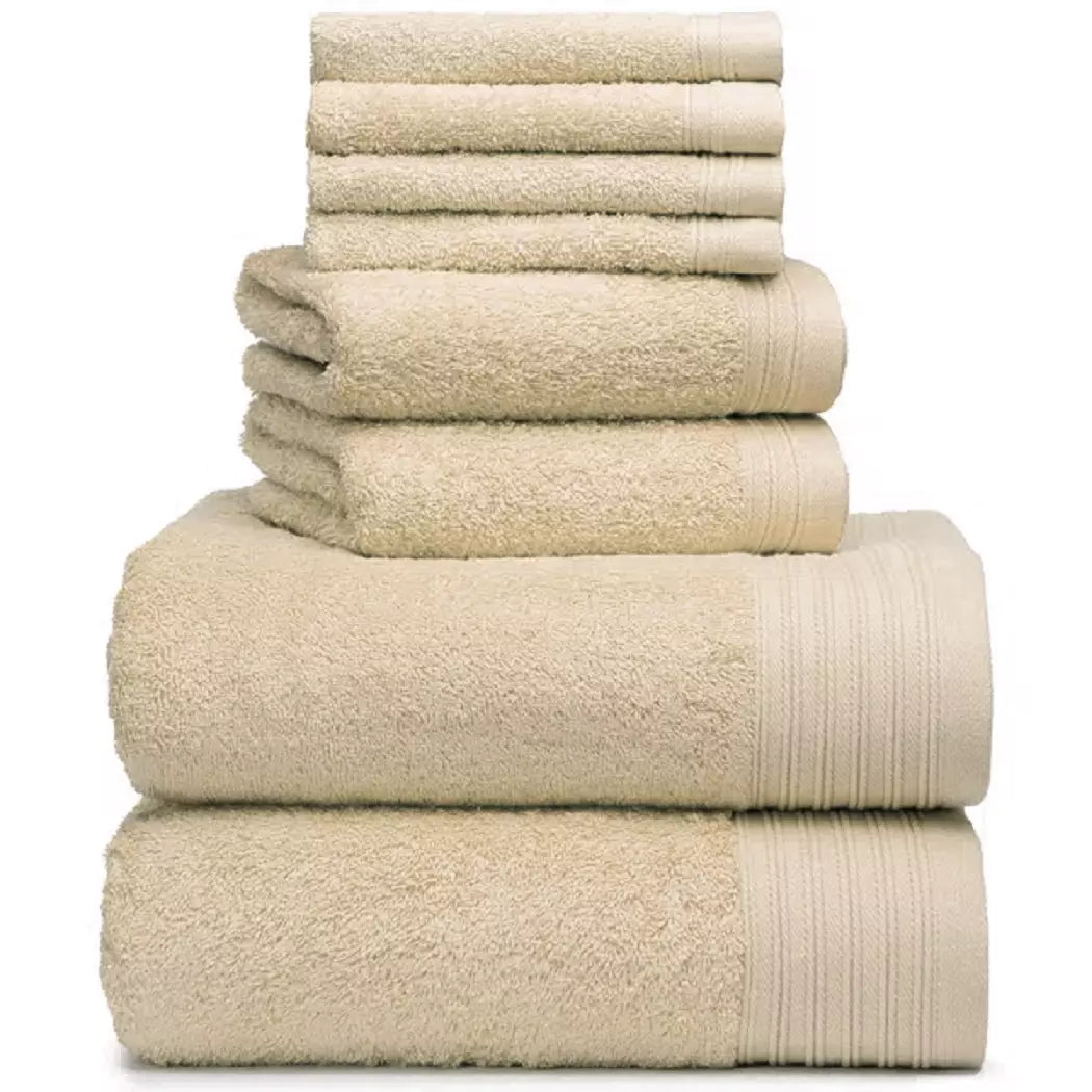 Luxury 100% Egyptian Cotton Towel 6 Piece Bale Set Face Hand Bath Towels 800 GSM