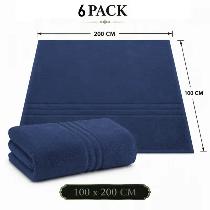 6X Extra Large Super Jumbo Bath Sheets Towel Egyptian Cotton Soft XL Bath Sheets