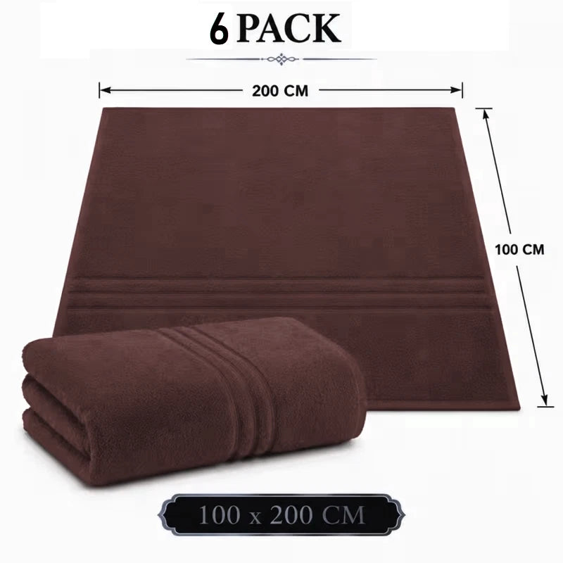 6X Extra Large Super Jumbo Bath Sheets Towel Egyptian Cotton Soft XL Bath Sheets