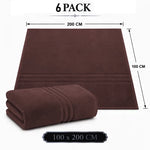6X Extra Large Super Jumbo Bath Sheets Towel Egyptian Cotton Soft XL Bath Sheets