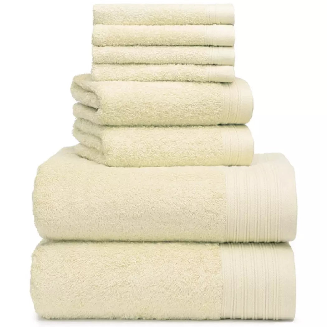 Luxury 100% Egyptian Cotton Towel 6 Piece Bale Set Face Hand Bath Towels 800 GSM